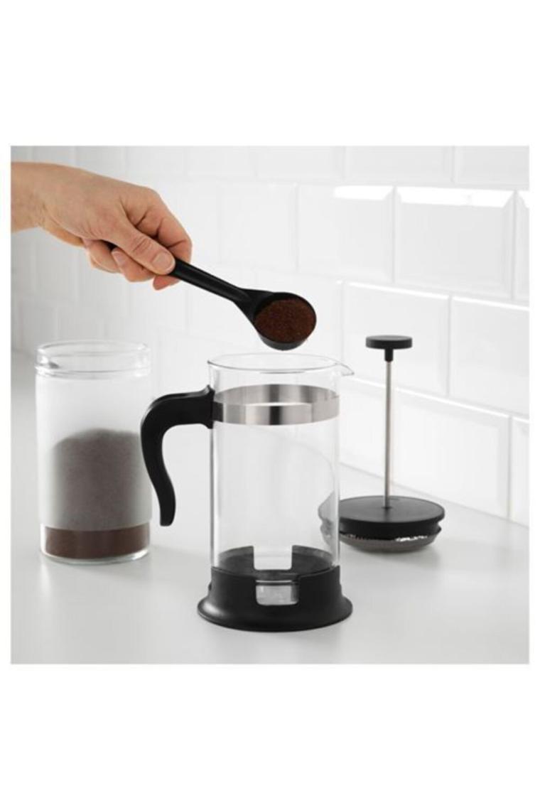 Siyah Cam French Press 1lt