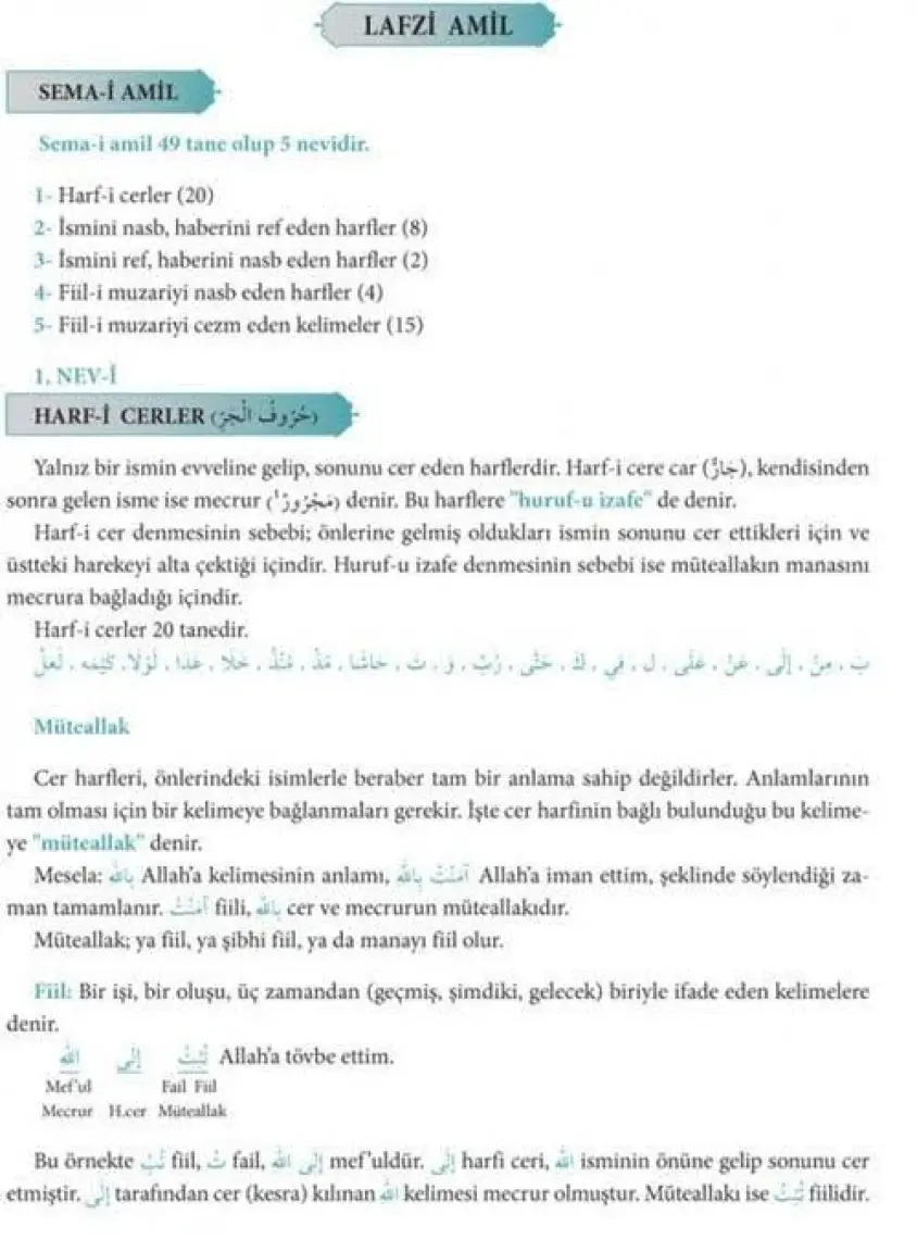 Kitapkalbi Yayıncılık Avamil - Zehra Seven