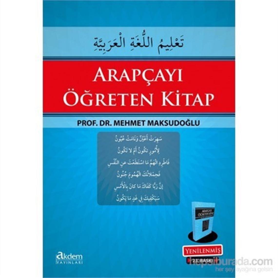 Akdem Yayınları Arapçayı Öğreten Kitap - Mehmet Maksudoğlu