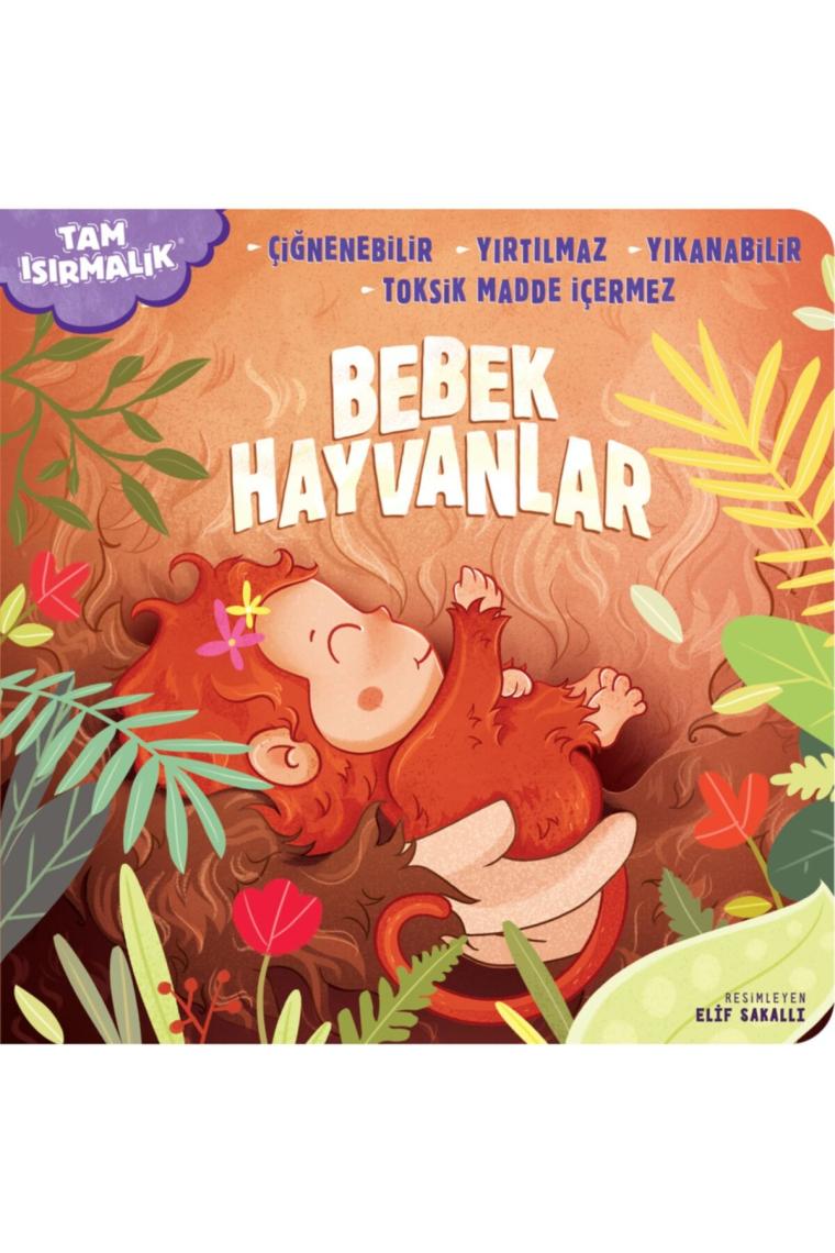 Bebek Hayvanlar Yırtılmayan Yıkanabilir Çiğnenebilir Yırtılmaz Kitap