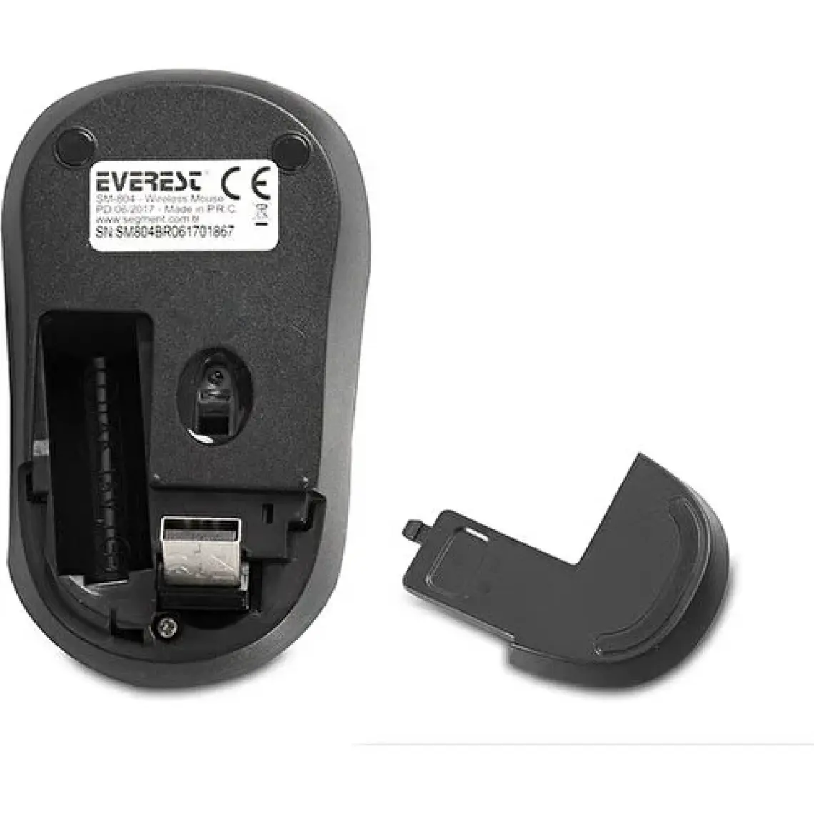 Everest SM-804 Siyah-Kırmızı Wireless Optik Mouse