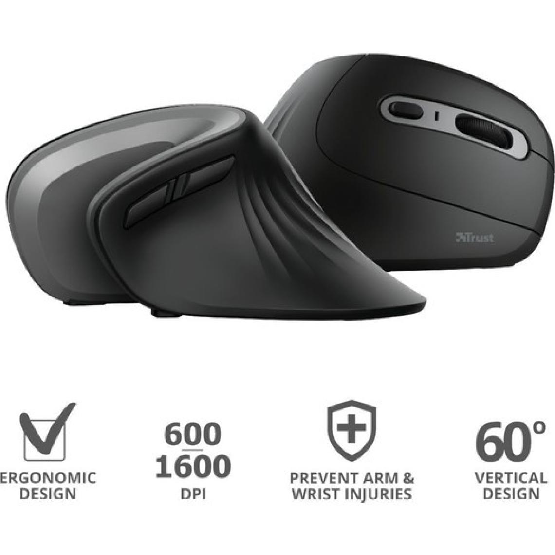 Trust 23507 Verro Ergo Wireless Mouse