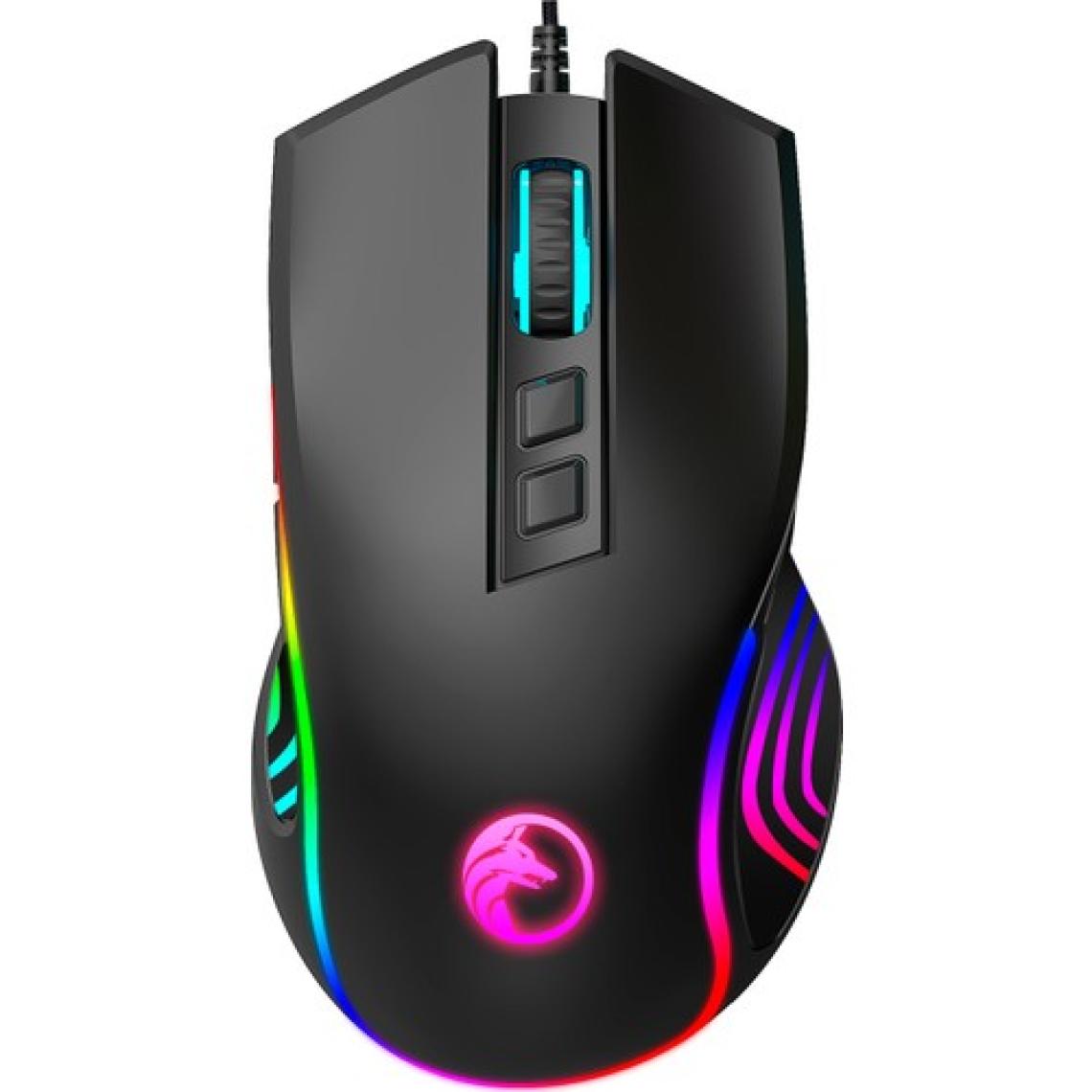Gametech Prime Makro Tuşlu 12800DPI Rgb Ledli Drag Click Oyuncu Mouse