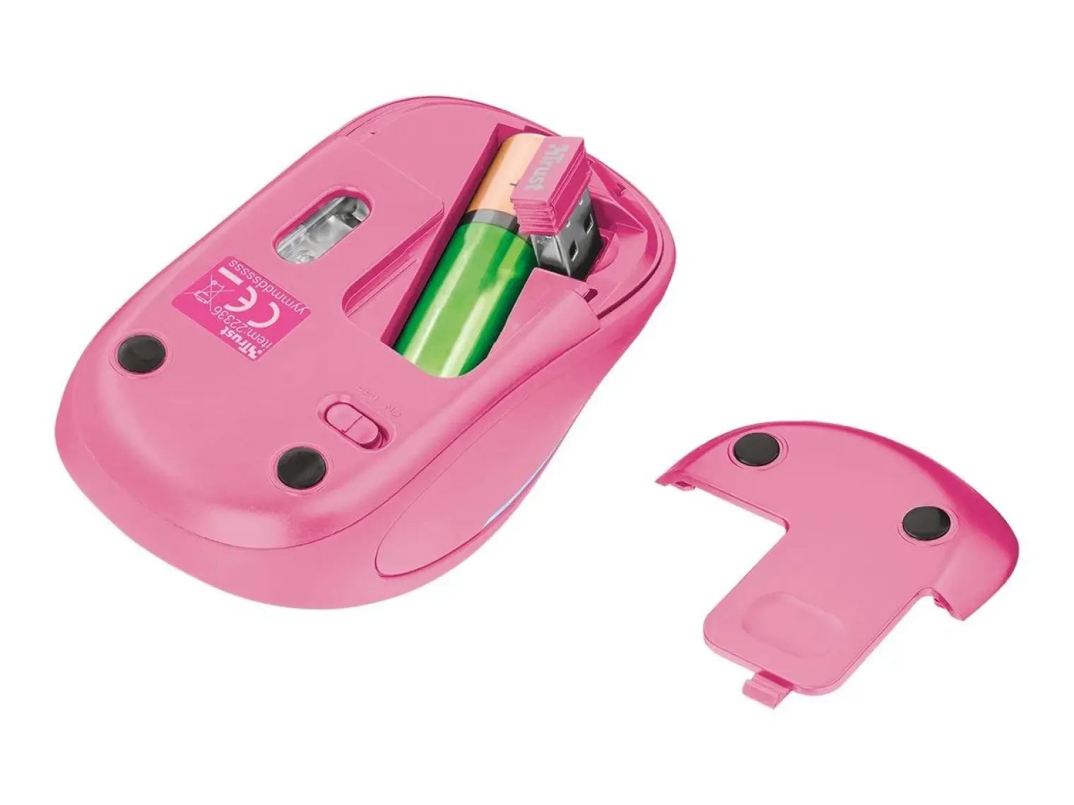 Trust 22336 Yvi Kablosuz Mouse - Pembe