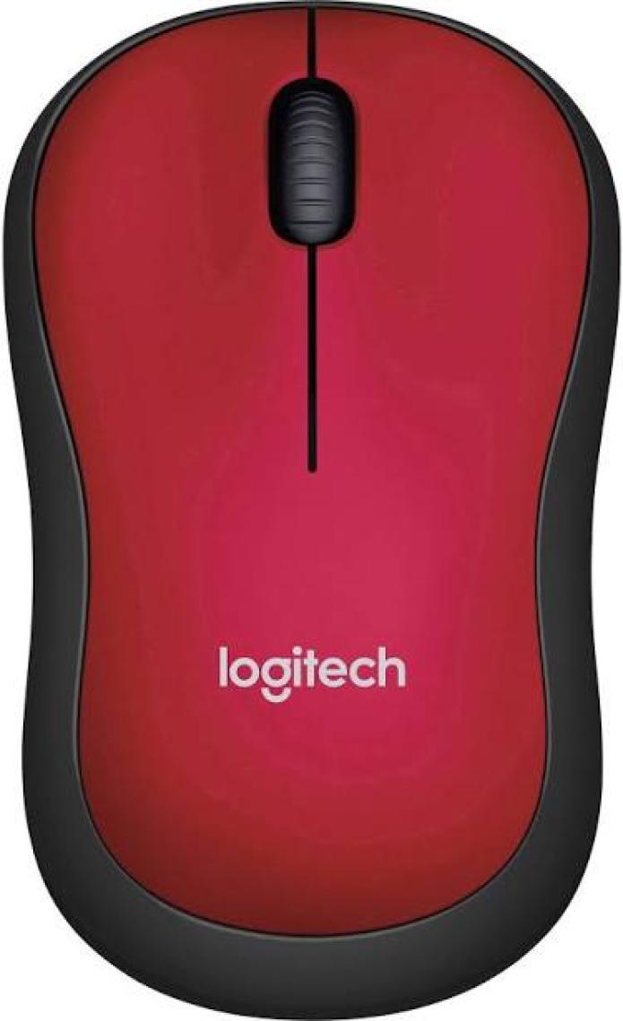 Logitech M185 USB Alıcılı Kompakt Kablosuz Mouse - Kırmızı