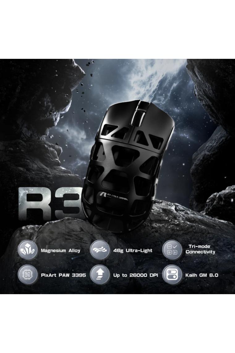 Attack Shark R3 Magnezyum Alaşımlı App Uygulamalı 8khz Ultra Hız Tepki 26.000DPI Gaming Oyuncu Mouse