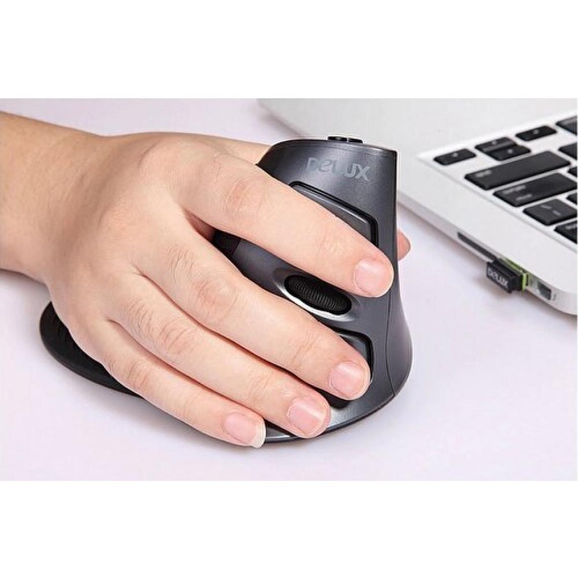 Delux M618GX Dikey 6 Tuşlu Kablosuz Optik Mouse