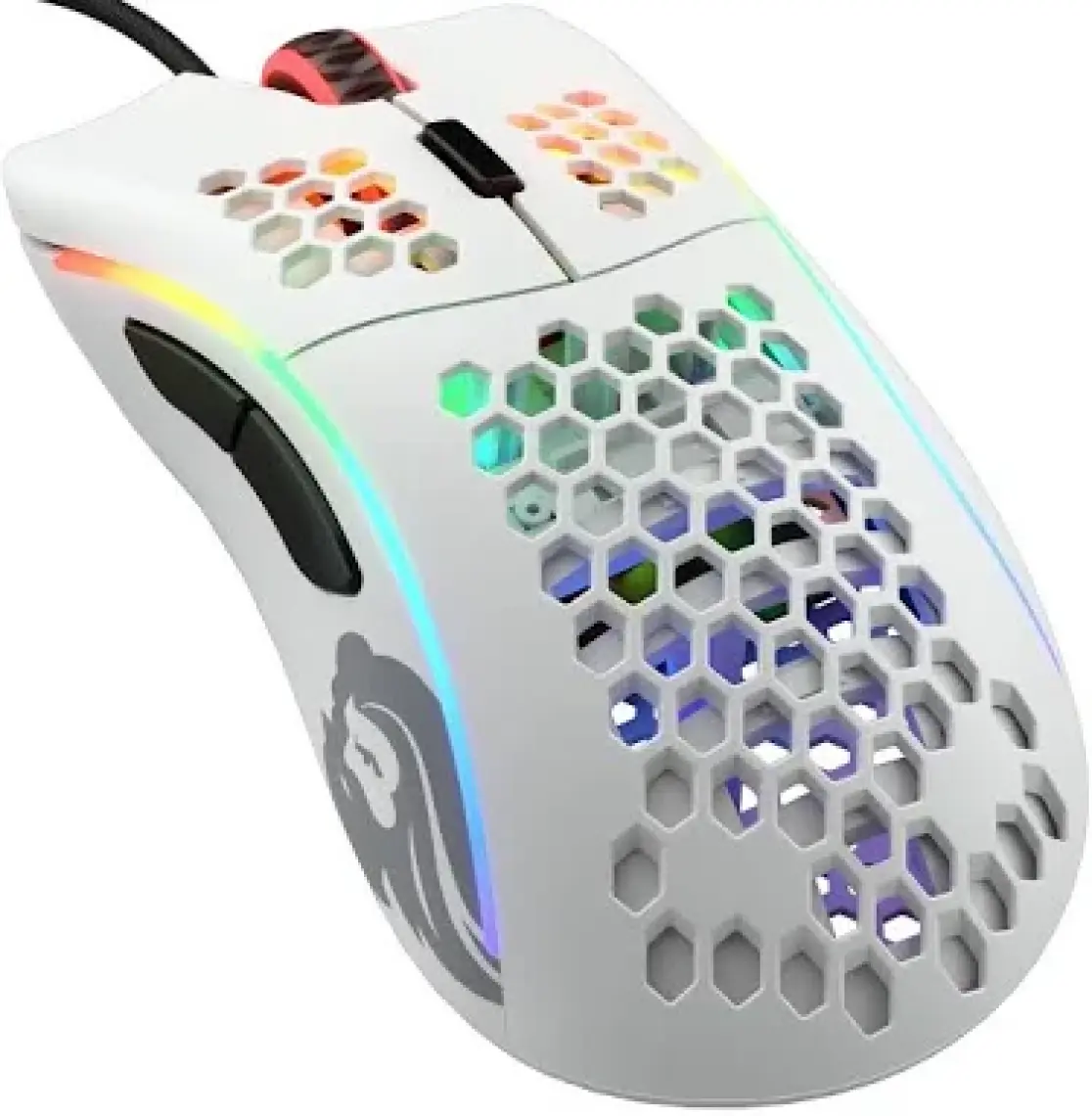 Glorious Model D Kablolu Parlak Beyaz RGB Oyuncu Mouse 69Gr