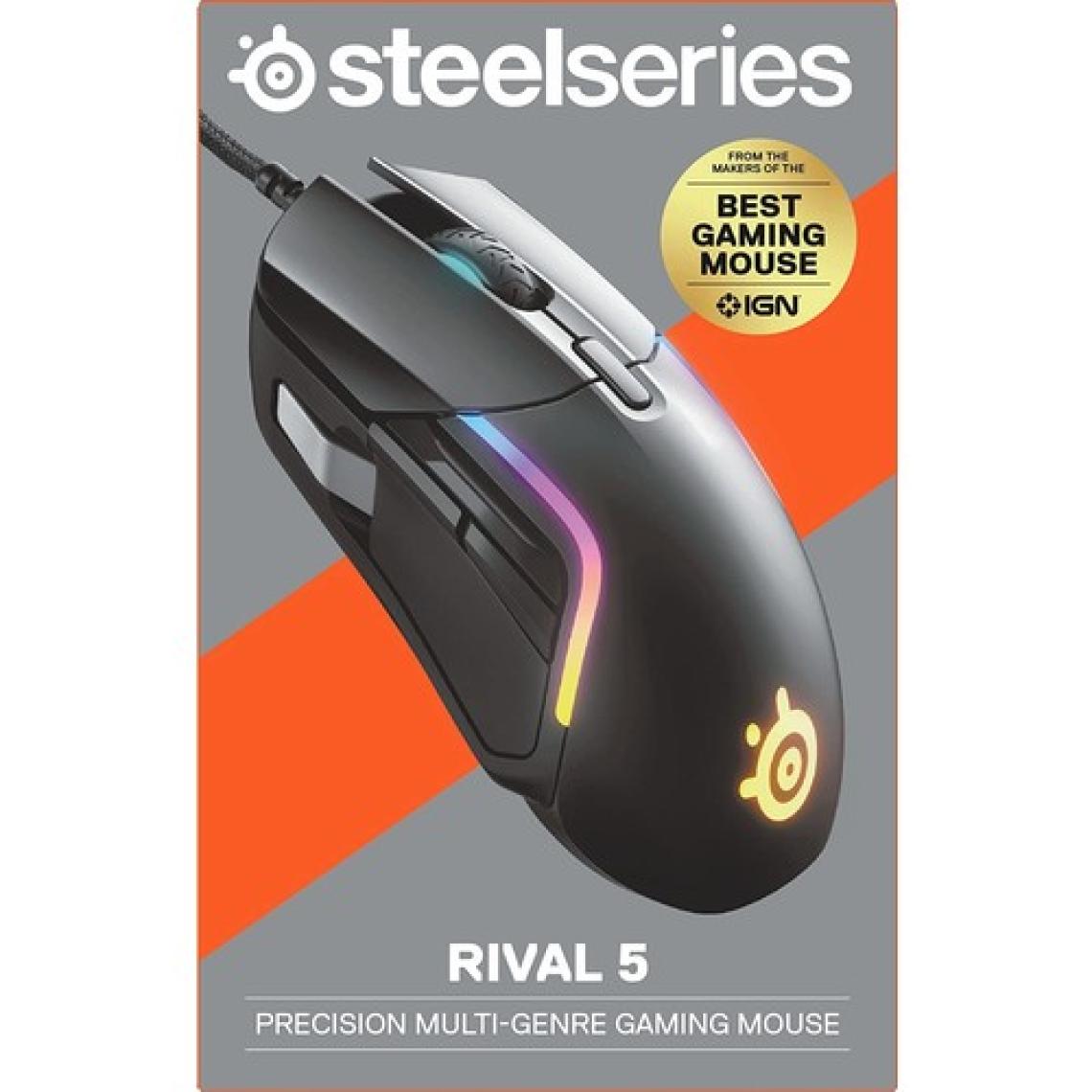 SteelSeries Rival 5 RGB Kablolu Optik Oyuncu Mouse