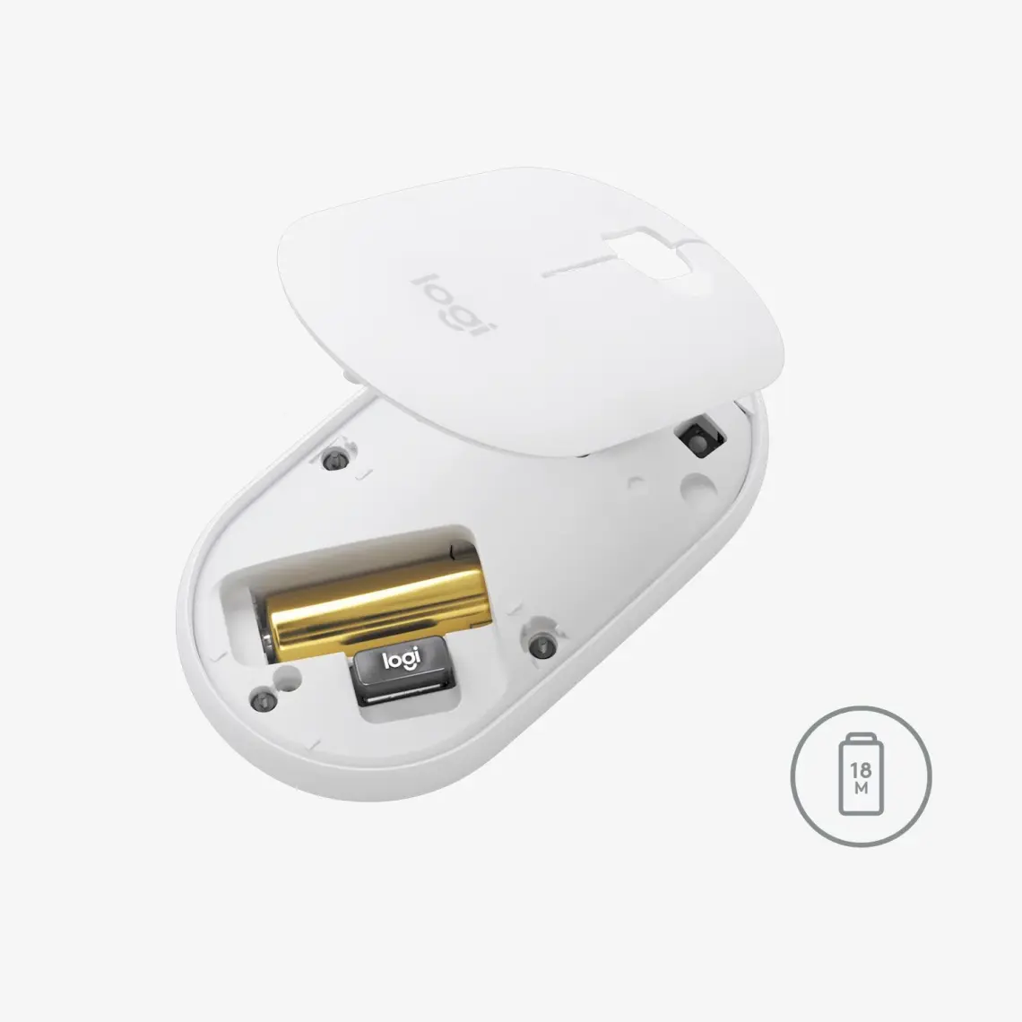 Logitech M350 Pebble Sessiz Kablosuz Kompakt Mouse - Siyah