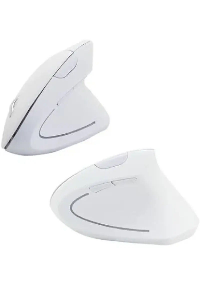 Cloody Gri Pilli Dikey Ergonomik Kablosuz Mouse