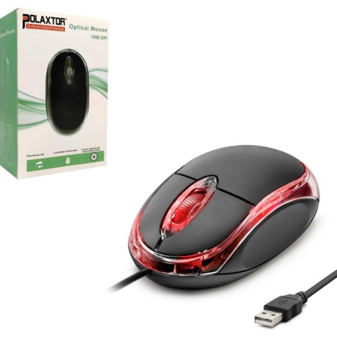 Polaxtor Gym-01 1200 Dpı Işıklı Kablolu Mouse