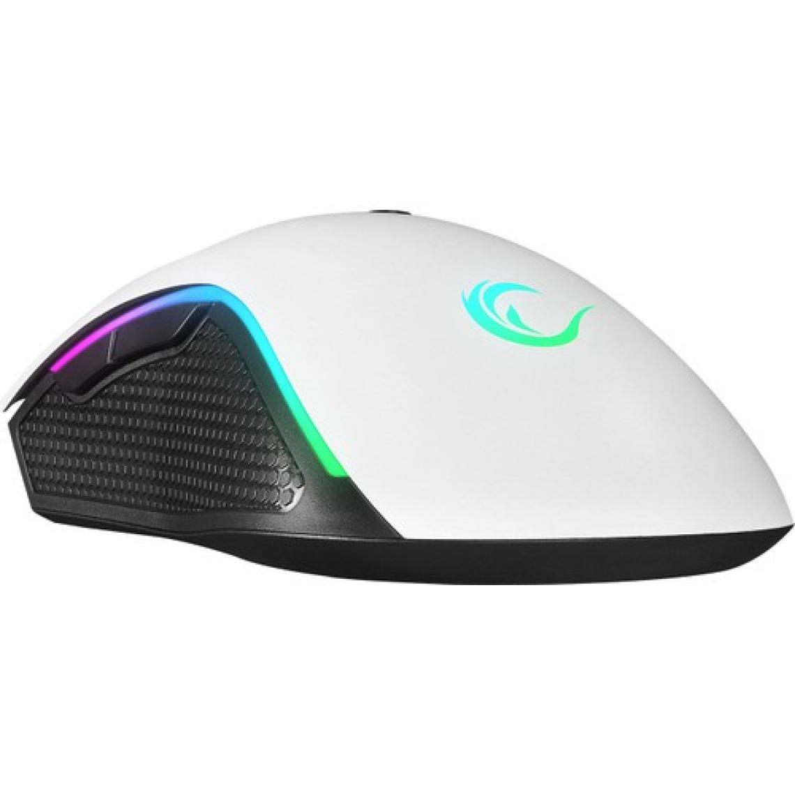 Rampage Smx-r44 V2 Makrolu Beyaz 12800 Dpı Rgb Ledli 80 Milyon Pro Gaming Oyuncu Mouse