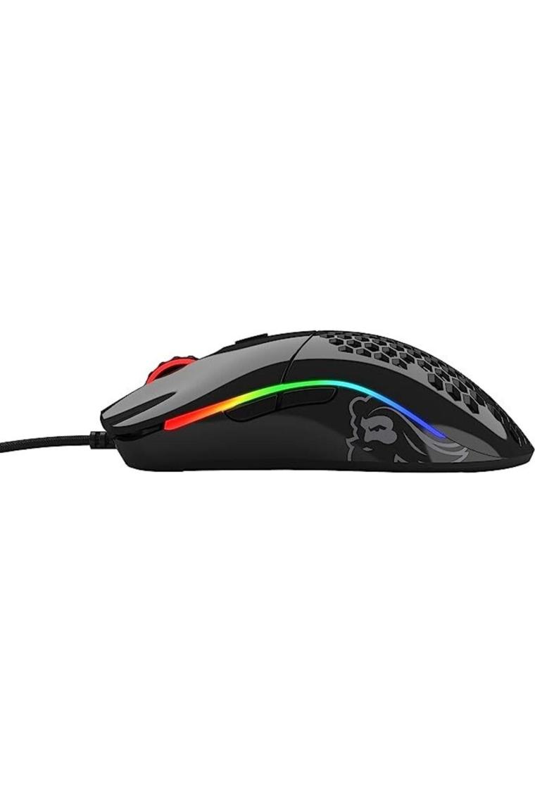 Glorious Model O Parlak Siyah Optik Kablolu Oyuncu Mouse