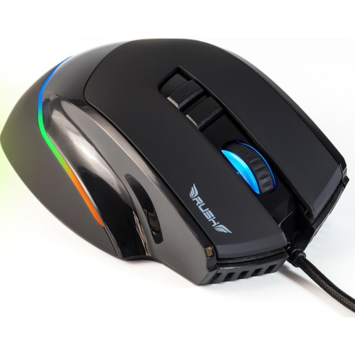 Rush Bold RM878 10.000 DPI RGB Makro Oyuncu Gaming Mouse