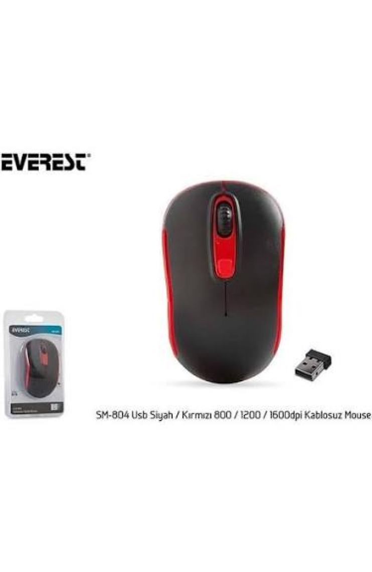 Everest Sm-804 Usb Siyah/Beyaz 800/1200/1600Dpi Kablosuz Mouse