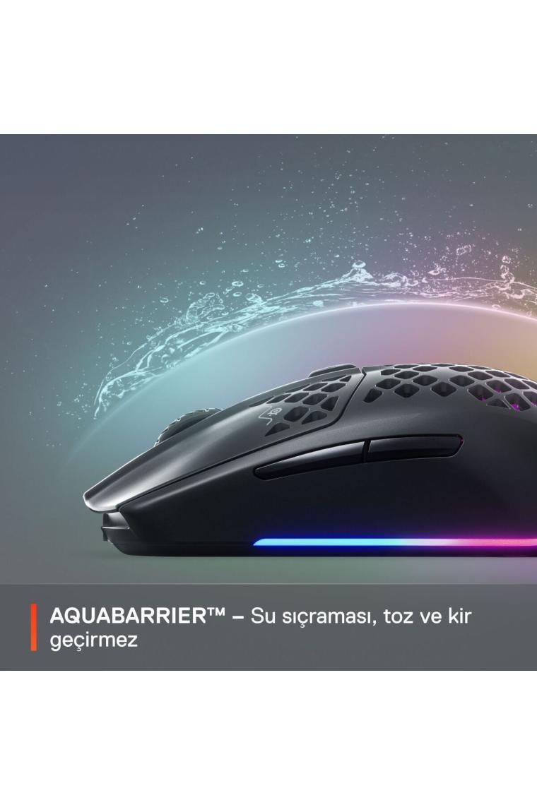 SteelSeries Aerox 3 Snow Kablosuz Gaming Mouse