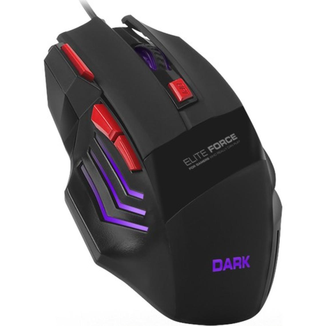 Dark Elite Force 3X Ateş Butonlu DPI Ayarlanabilir Aydınlatmalı USB Oyuncu Mouse (DK-AC-GM1000)