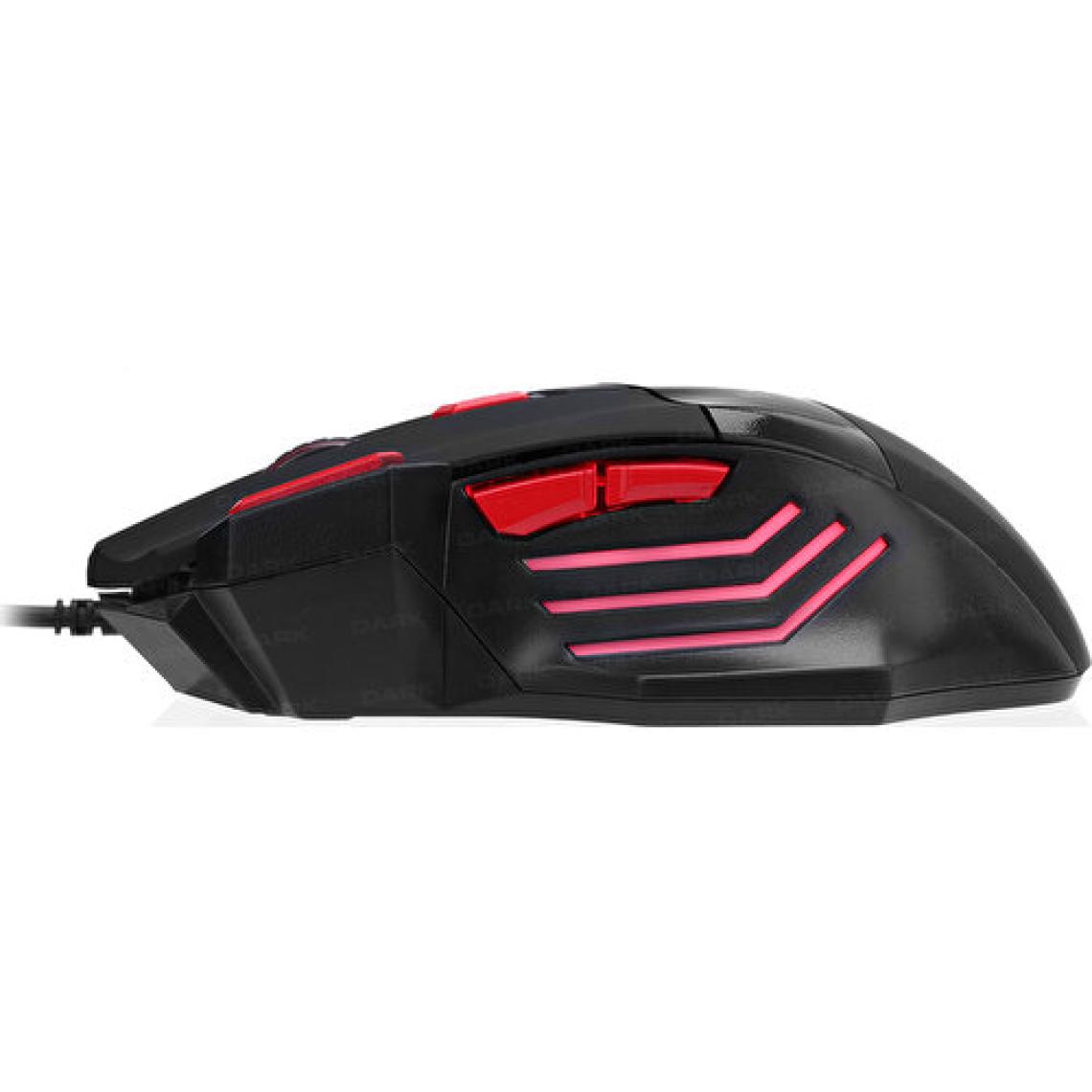 Dark Elite Force 3X Ateş Butonlu DPI Ayarlanabilir Aydınlatmalı USB Oyuncu Mouse (DK-AC-GM1000)