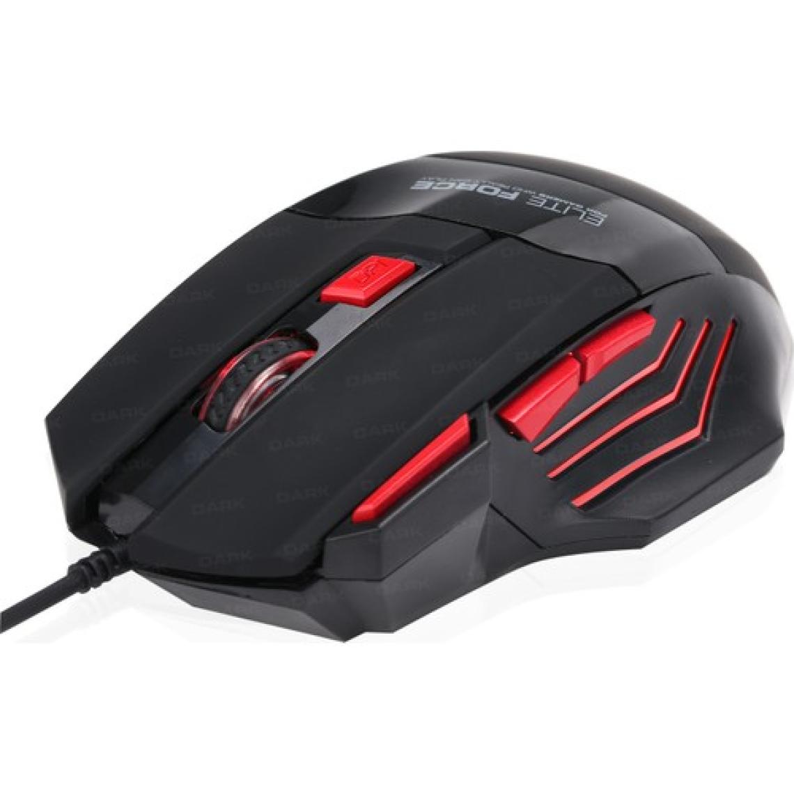 Dark Elite Force 3X Ateş Butonlu DPI Ayarlanabilir Aydınlatmalı USB Oyuncu Mouse (DK-AC-GM1000)
