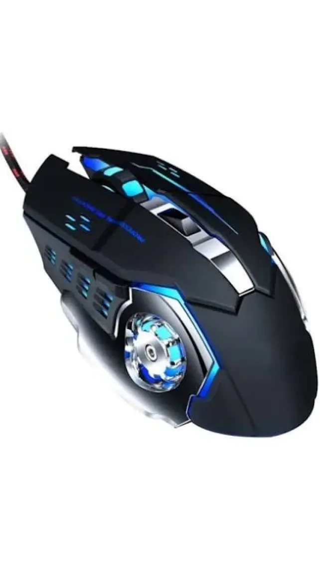 Reidan Oyuncu Mouse Gaming Fare Kablolu Rgb Arkadan Aydınlatmalı USB Optik Bilgisayar