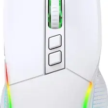 Claw's Crossfire V1 12800 Dpi Full Wide RGB Özel ABS Doku & Claw's Reflex Örgü Kablolu Gaming Mouse - Beyaz