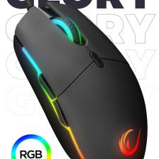 Smx-r63 Glory Usb Siyah Rgb Işıklı 6400dpi Gaming Oyuncu Mouse