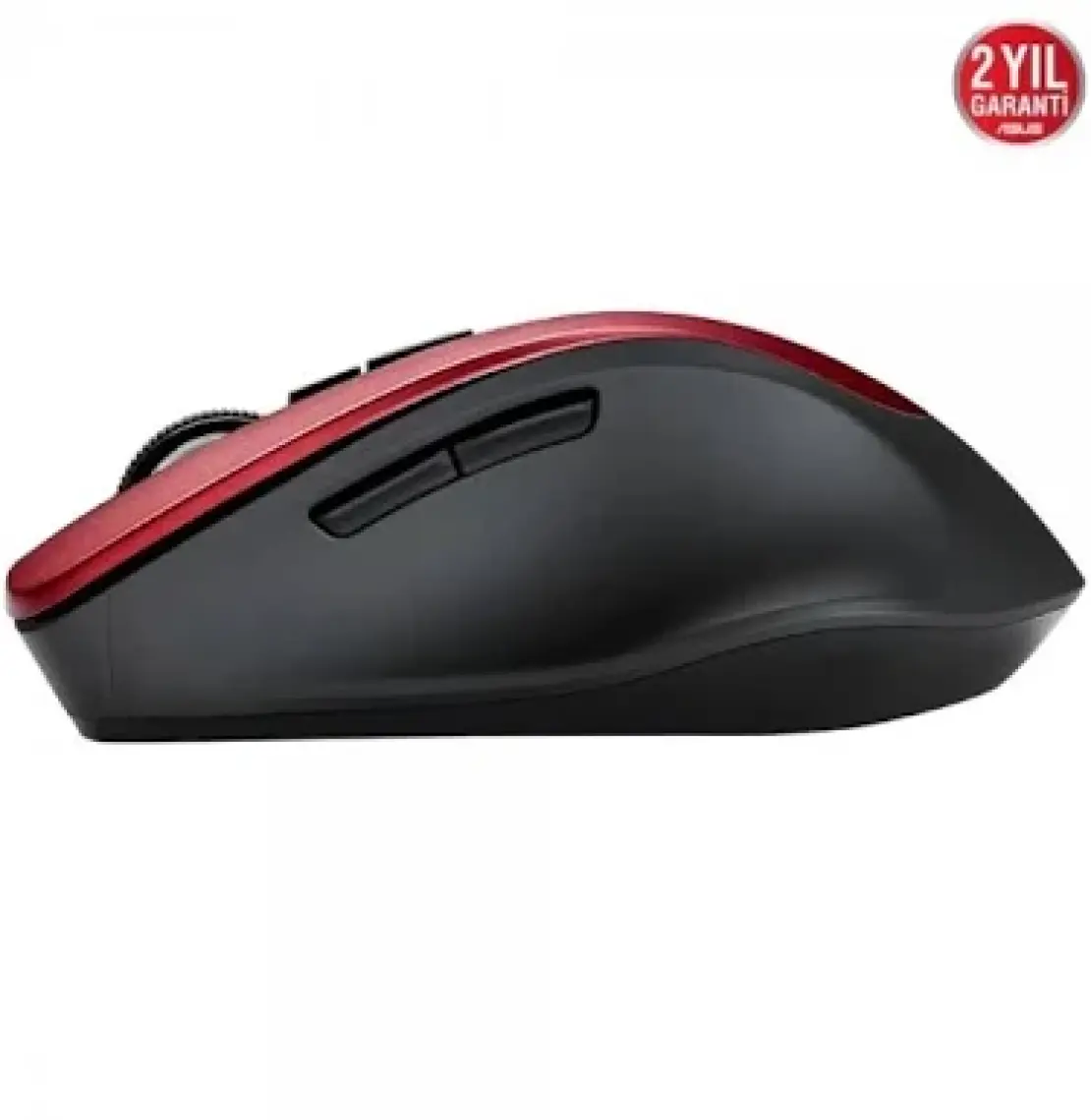 Asus WT425 Kablosuz Optik Sessiz Tıklama Özellikli Kırmızı Mouse