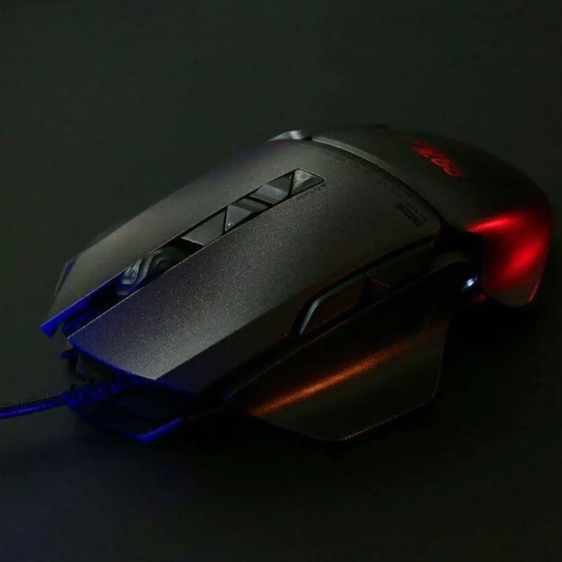 James Donkey 007 Gri Lazer 8200DPI 8 Tuş Avago Omron USB Pro Oyuncu Mouse