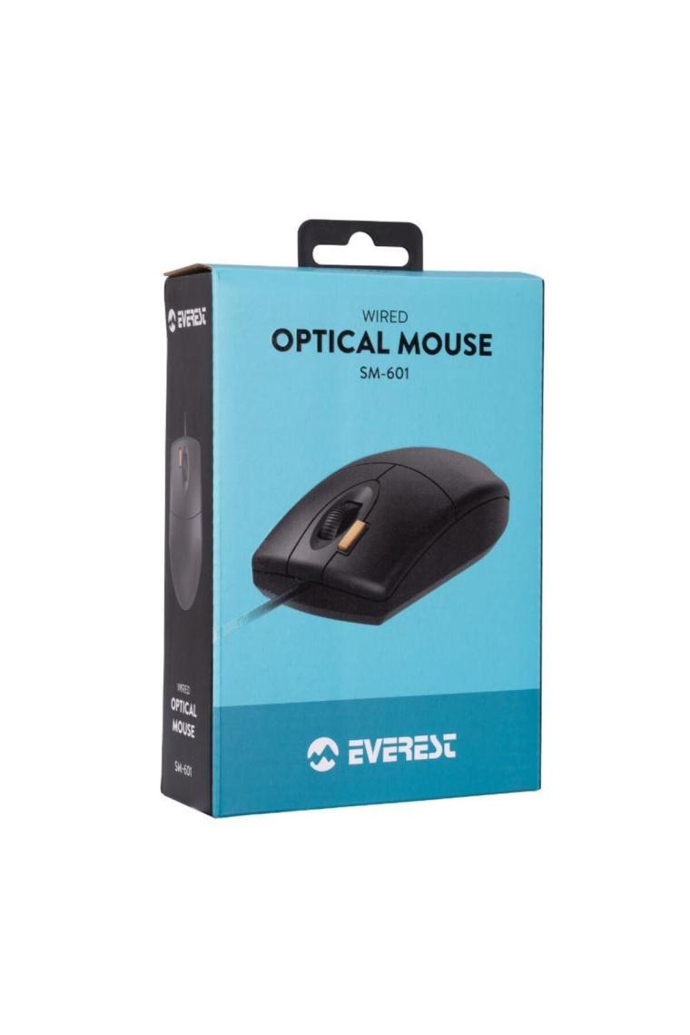 Everest SM-601 1.8MT Kablolu USB Siyah Optik Mouse