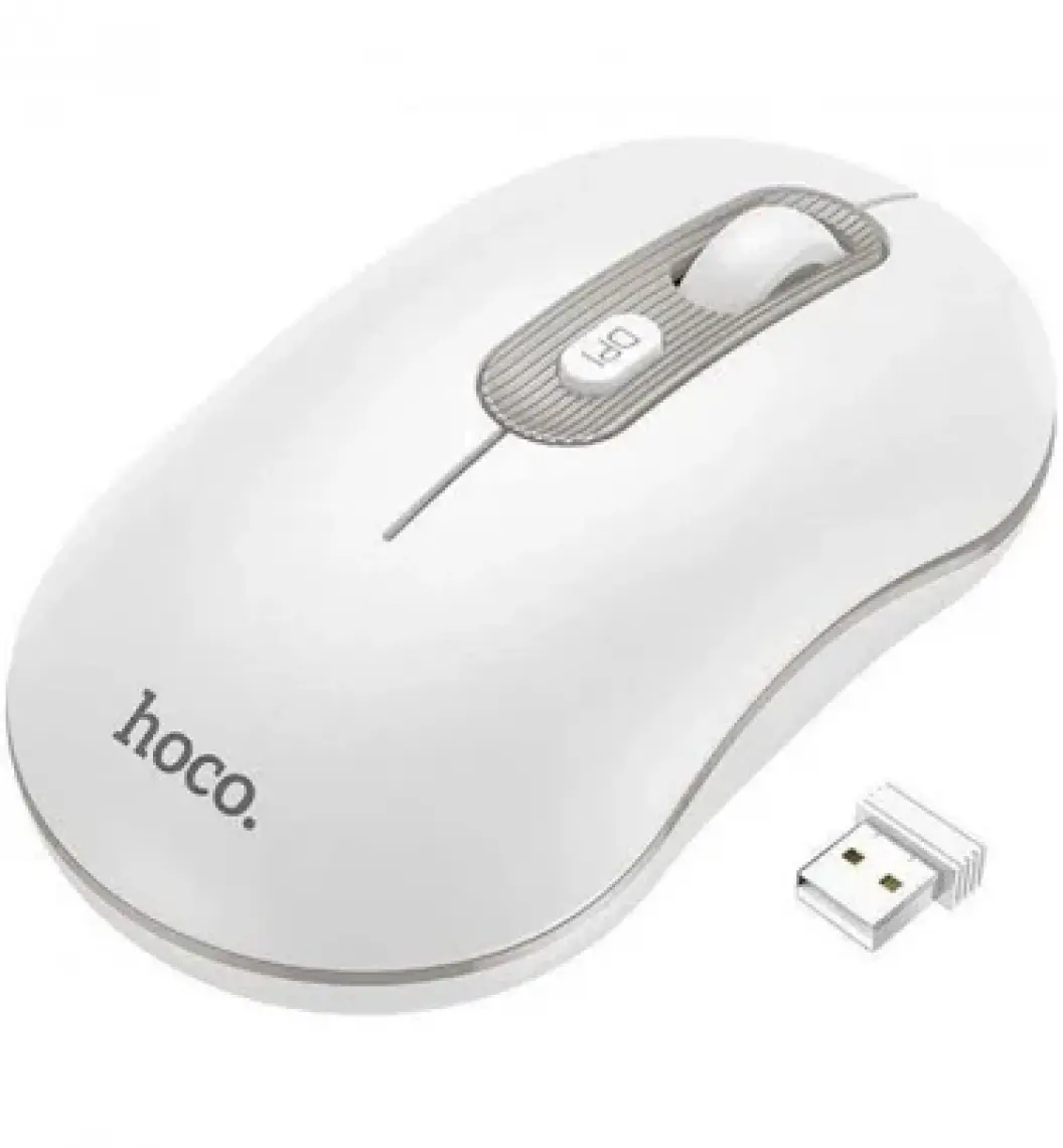 Hoco GM21 Platinium 1600DPI 2.4g Bluetooth Kablosuz Optik Mouse