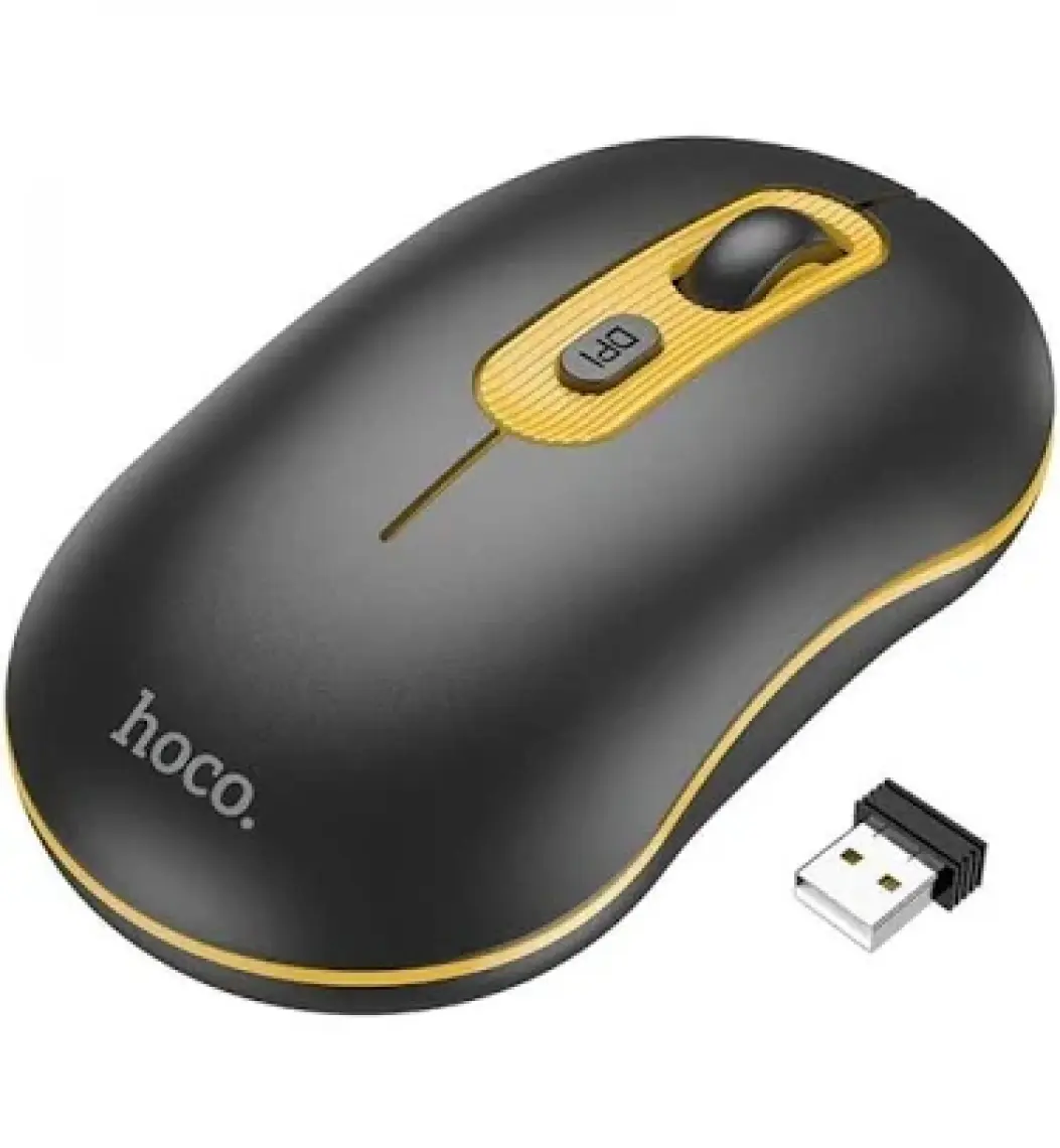 Hoco GM21 Platinium 1600DPI 2.4g Bluetooth Kablosuz Optik Mouse