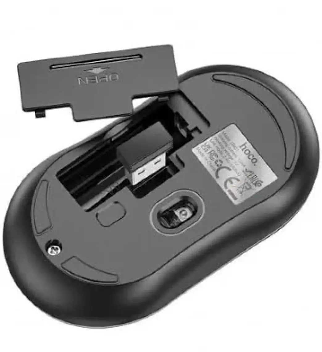 Hoco GM21 Platinium 1600DPI 2.4g Bluetooth Kablosuz Optik Mouse