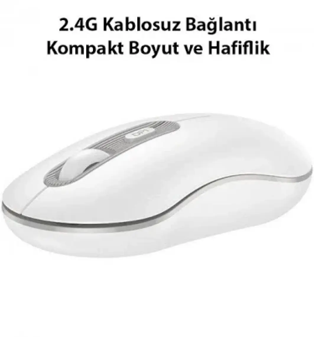 Hoco GM21 Platinium 1600DPI 2.4g Bluetooth Kablosuz Optik Mouse