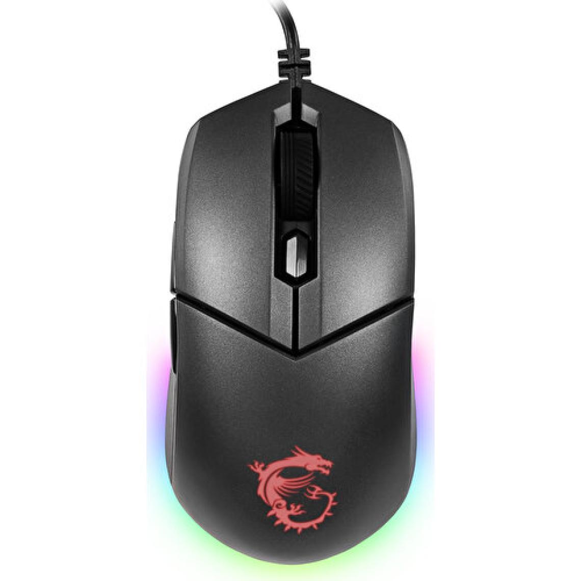 MSI Clutch GM11 Kablolu Optik Oyuncu Mouse Siyah