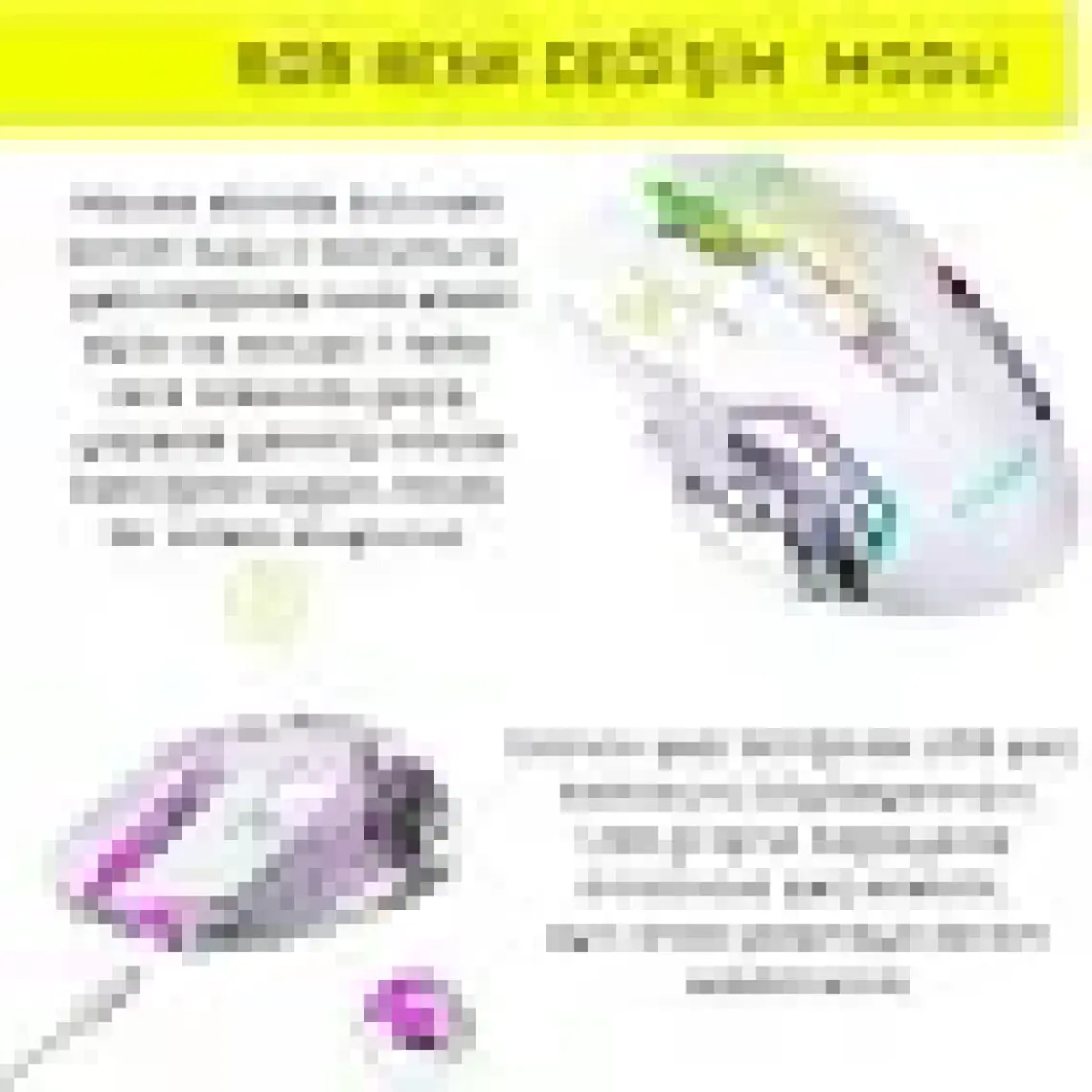 Upway TW-Q13 Kablosuz Sessiz Rgb LED Işıklı Şarjlı Ergonomik 2400DPI Gaming Mouse Beyaz