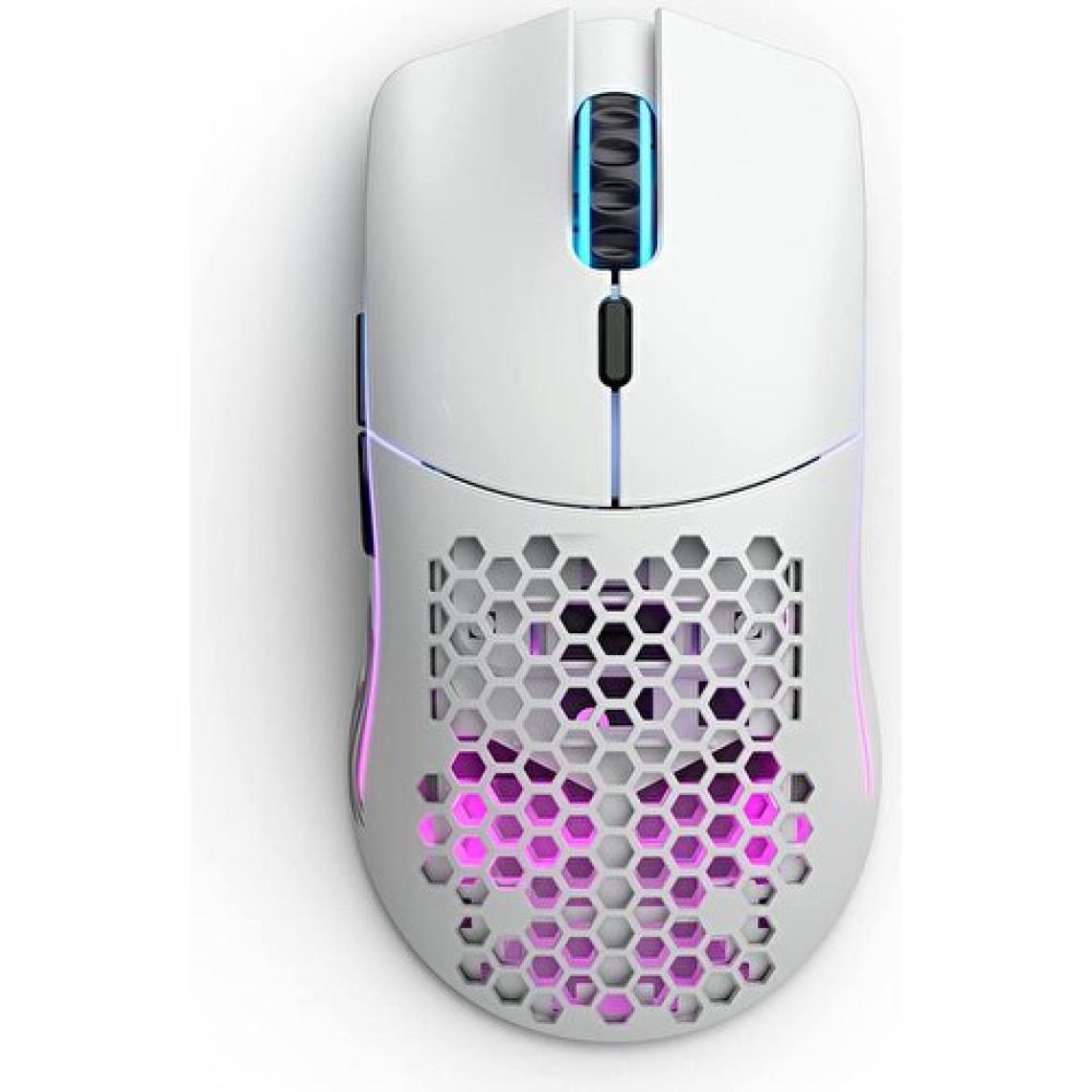 Glorious Model O- Minus GLO-MS-OMW-MW Mat Beyaz RGB Şarjlı Optik Kablosuz Oyuncu Mouse
