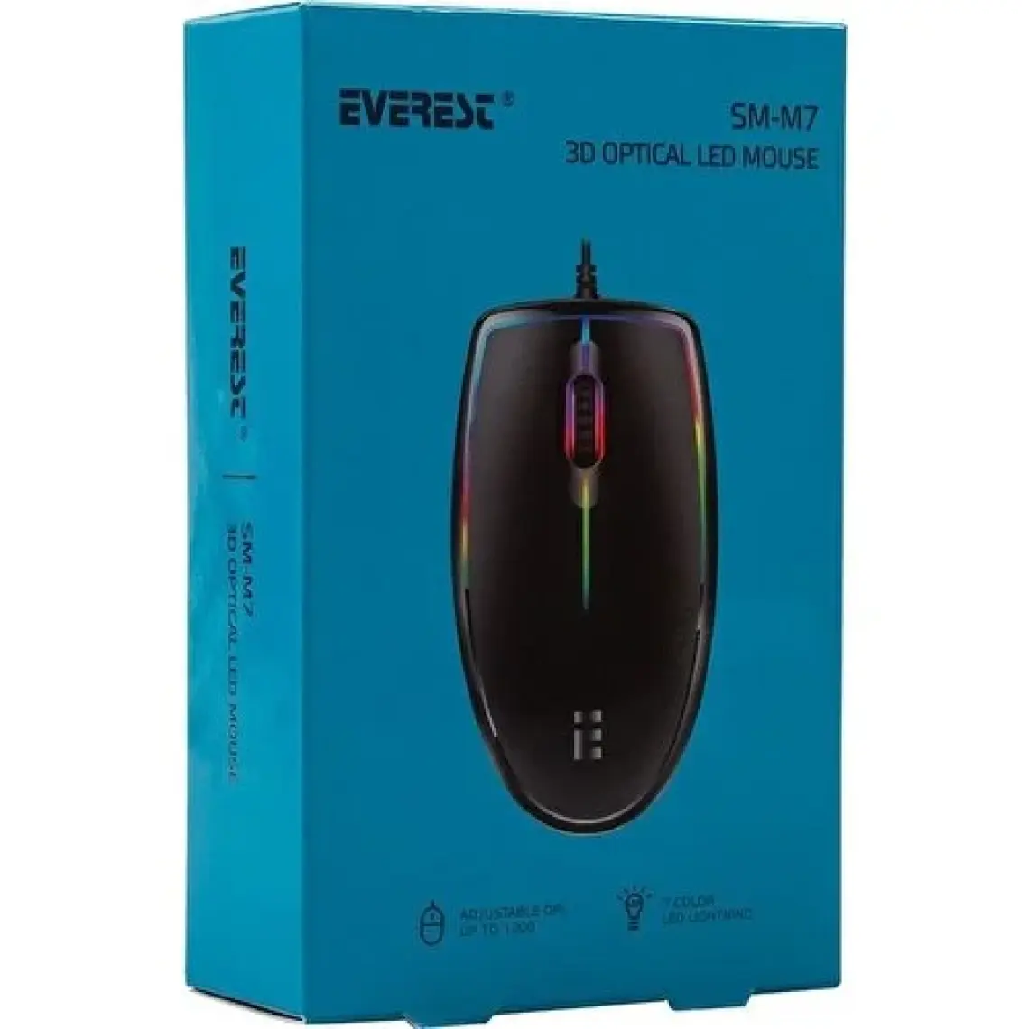 Everest Sm-M7 3D Optik LED Mouse