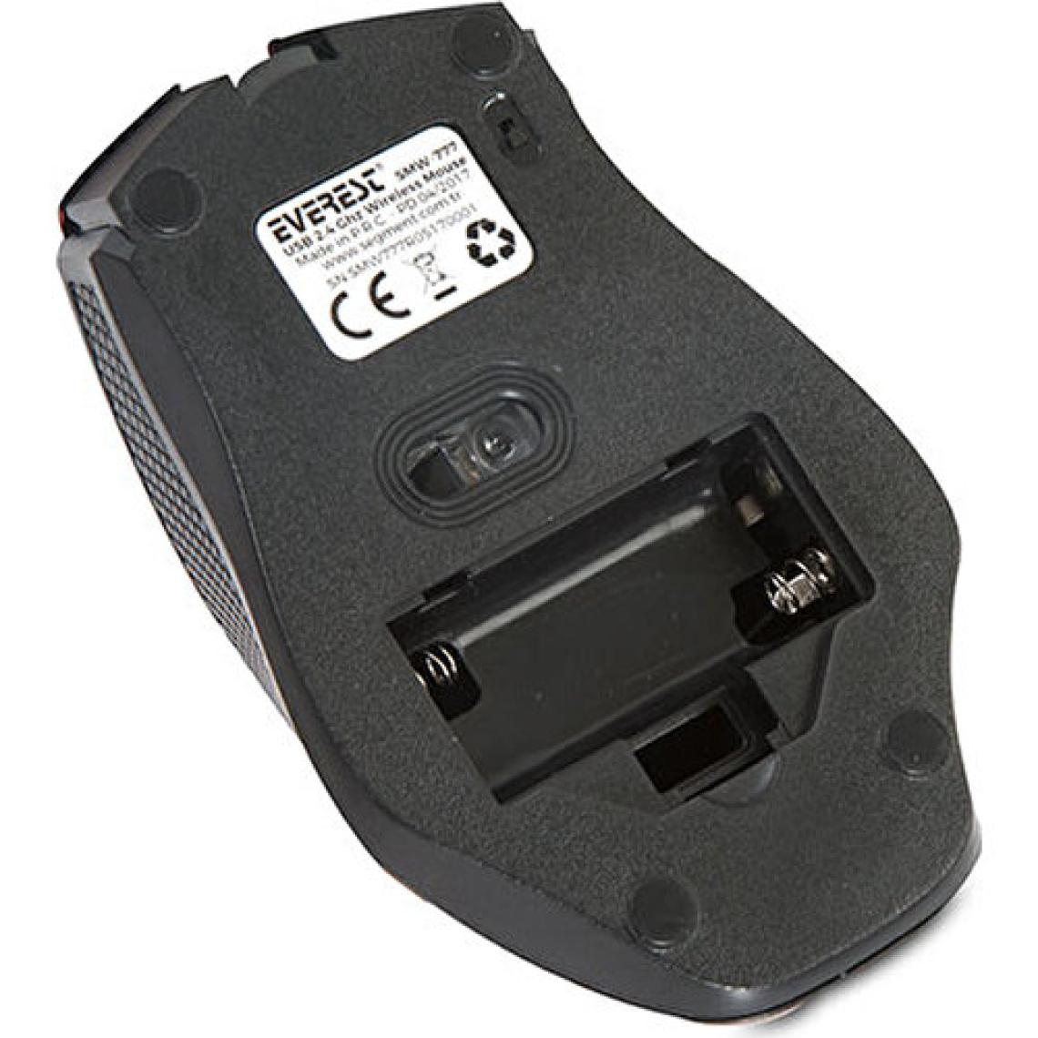 Everest SMW-777-S Wireless Optik Mouse Siyah