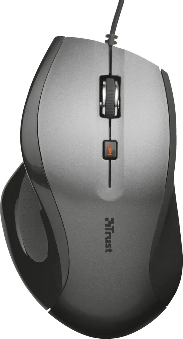 Trust Maxtrack Kablolu Siyah Gümüş Mouse (MOU TRUST 17178)