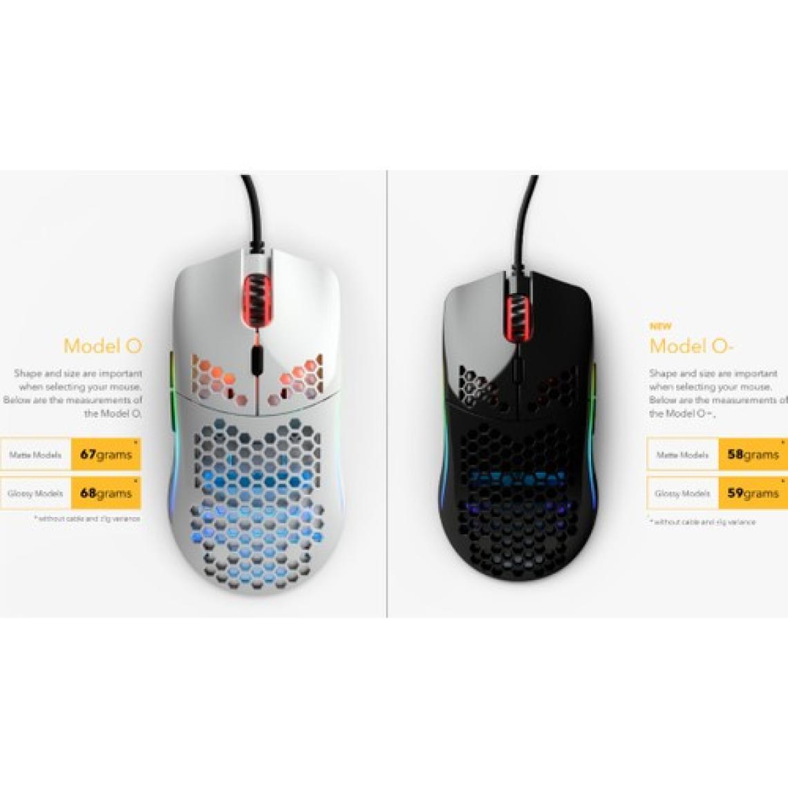 Glorious Model O Minus GOM-GBLACK Parlak Siyah RGB Optik Kablolu Oyuncu Mouse