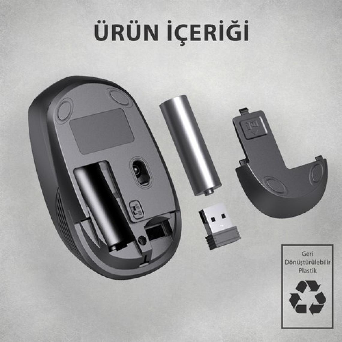 Lenovo Lecoo WS202 Optik Kablosuz Turkuaz Mouse