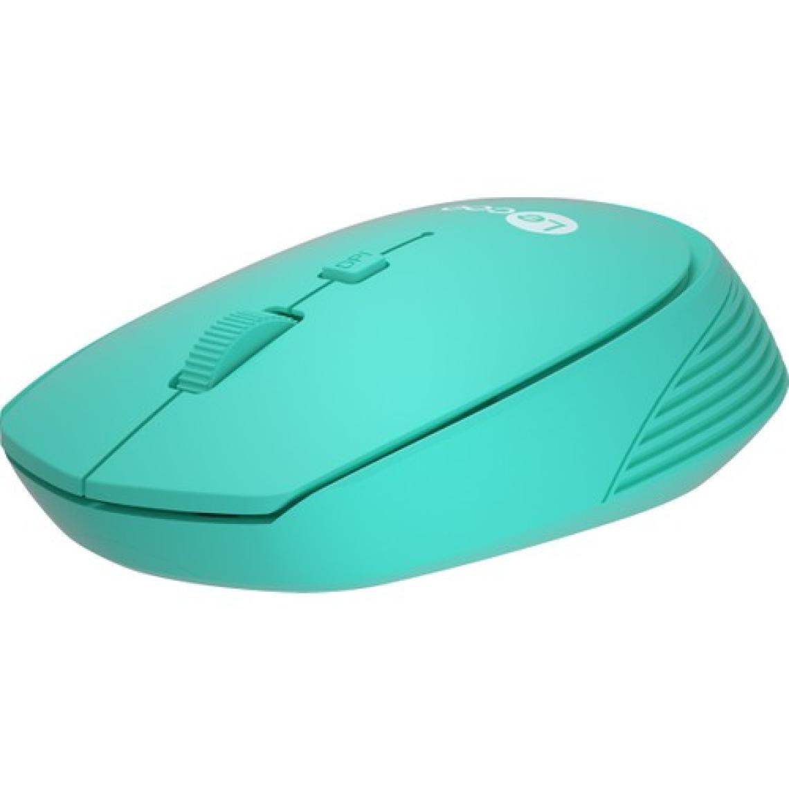 Lenovo Lecoo WS202 Optik Kablosuz Turkuaz Mouse