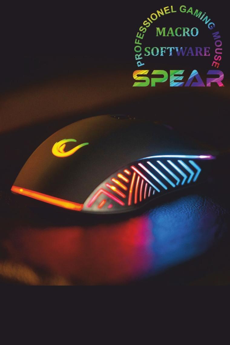 Rampage SMX-G68 Spear Makrolu 7200DPI RGB Ledli Gaming Oyuncu Mouse - Siyah