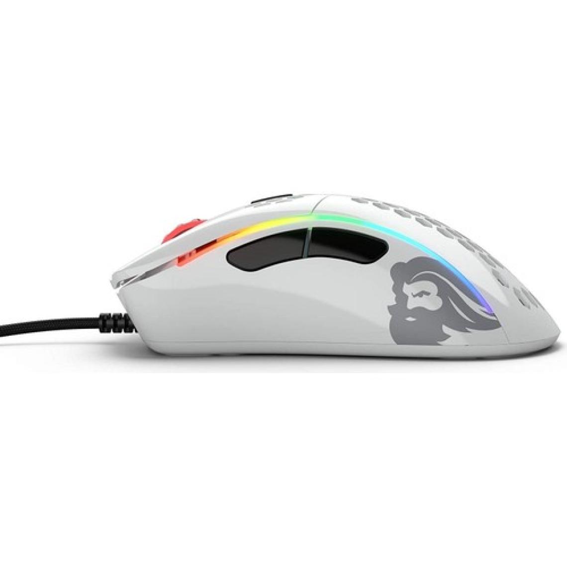 Glorious Model D Kablolu Parlak Beyaz RGB Oyuncu Mouse 69Gr