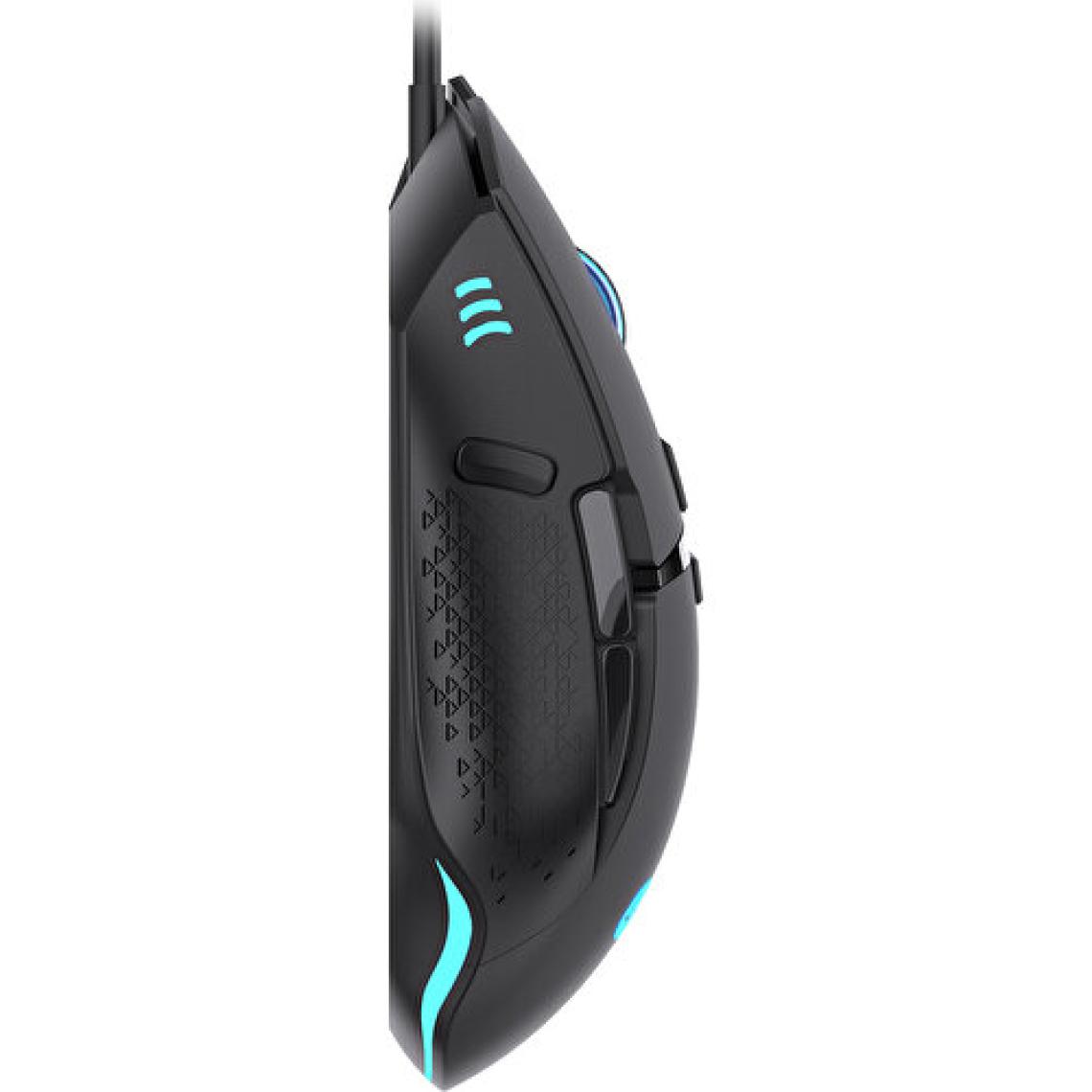 Lenovo Lecoo MG1101 Kablolu RGB LED Aydınlatmalı 6400DPI 8 Tuşlu Gaming Mouse Siyah