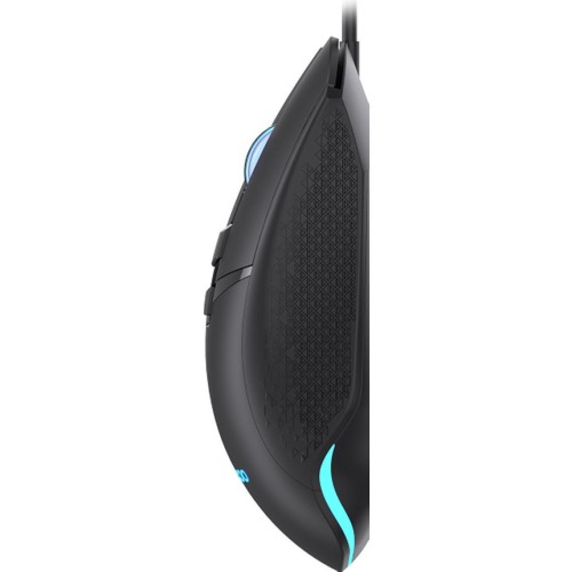Lenovo Lecoo MG1101 Kablolu RGB LED Aydınlatmalı 6400DPI 8 Tuşlu Gaming Mouse Siyah