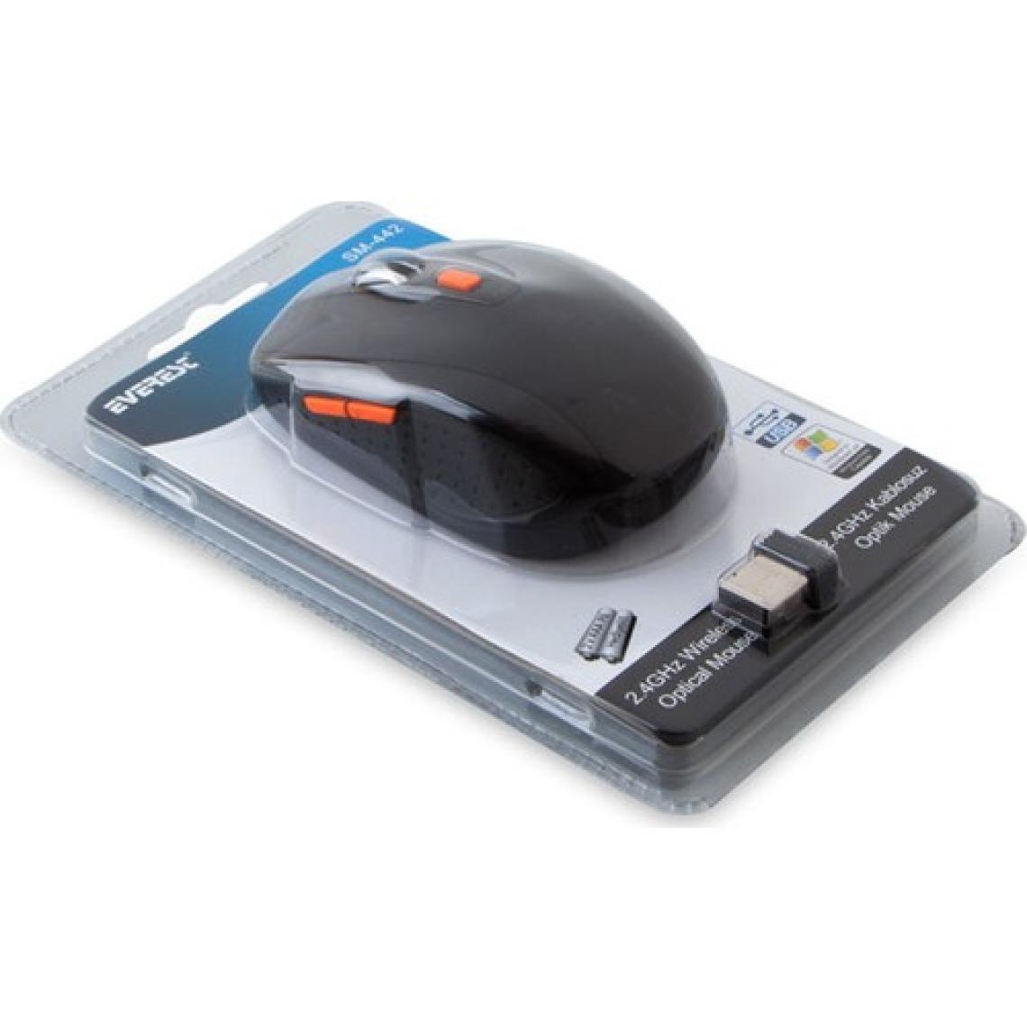 Everest SM-442 2.4Ghz Kablosuz Siyah Mouse