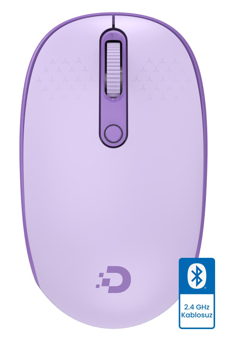Daxi MX400 Prime Pro Sessiz Kablosuz Mouse Bluetooth ve 2.4ghz Wireless Bağlantı - Ayarlanabilir Dpı