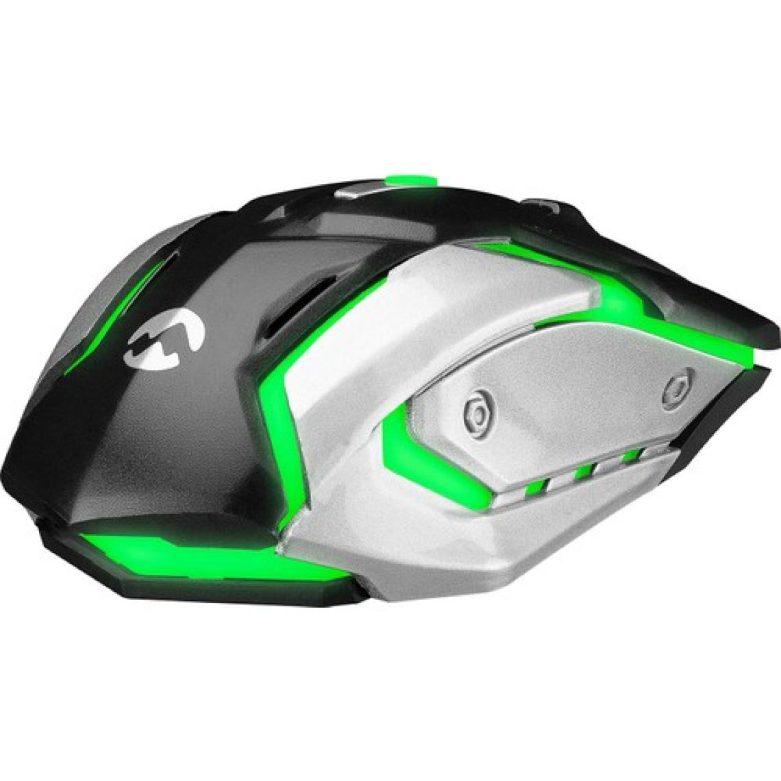 Everest SM-G72 Usb Siyah/Gümüş Işıklandırmalı Oyuncu Mouse
